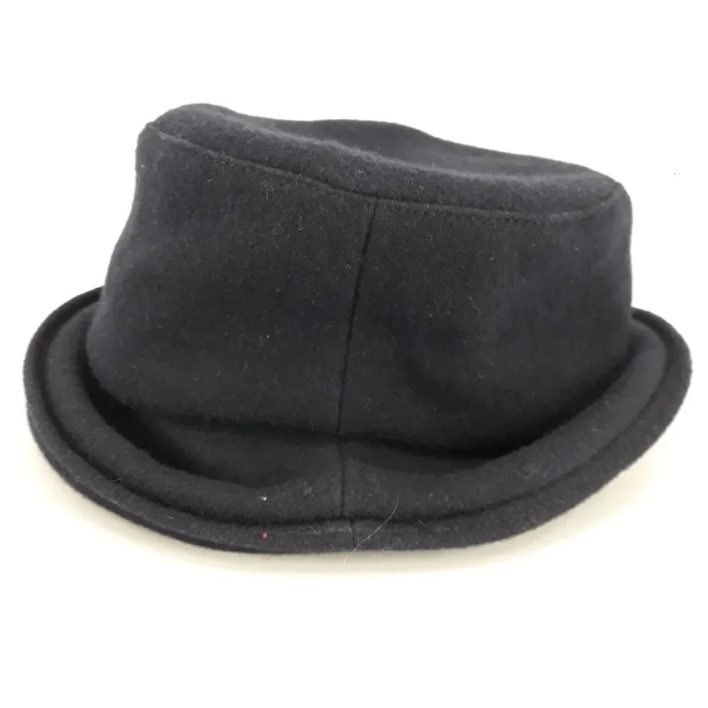 Vintage London Fog Hat Wool Bowler Top Hat Navy Made In USA One Size‎ - Picture 6 of 11